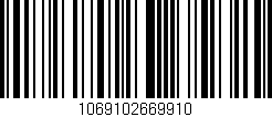 Código de barras (EAN, GTIN, SKU, ISBN): '1069102669910'