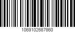Código de barras (EAN, GTIN, SKU, ISBN): '1069102687860'