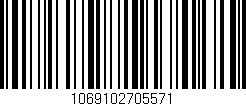 Código de barras (EAN, GTIN, SKU, ISBN): '1069102705571'