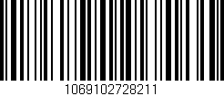 Código de barras (EAN, GTIN, SKU, ISBN): '1069102728211'