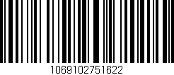 Código de barras (EAN, GTIN, SKU, ISBN): '1069102751622'
