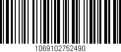 Código de barras (EAN, GTIN, SKU, ISBN): '1069102752490'