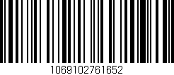 Código de barras (EAN, GTIN, SKU, ISBN): '1069102761652'