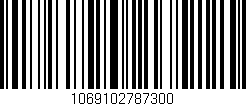 Código de barras (EAN, GTIN, SKU, ISBN): '1069102787300'