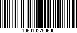 Código de barras (EAN, GTIN, SKU, ISBN): '1069102799600'