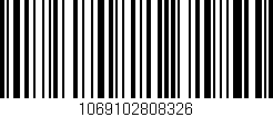 Código de barras (EAN, GTIN, SKU, ISBN): '1069102808326'