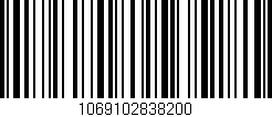 Código de barras (EAN, GTIN, SKU, ISBN): '1069102838200'