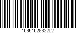 Código de barras (EAN, GTIN, SKU, ISBN): '1069102863202'
