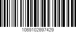 Código de barras (EAN, GTIN, SKU, ISBN): '1069102897429'