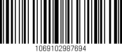Código de barras (EAN, GTIN, SKU, ISBN): '1069102987694'