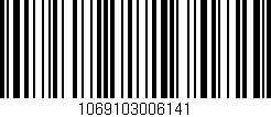 Código de barras (EAN, GTIN, SKU, ISBN): '1069103006141'