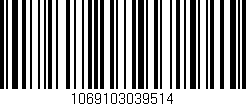 Código de barras (EAN, GTIN, SKU, ISBN): '1069103039514'
