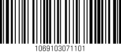 Código de barras (EAN, GTIN, SKU, ISBN): '1069103071101'