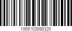 Código de barras (EAN, GTIN, SKU, ISBN): '1069103098320'