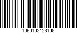 Código de barras (EAN, GTIN, SKU, ISBN): '1069103126108'