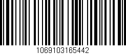 Código de barras (EAN, GTIN, SKU, ISBN): '1069103165442'