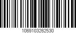 Código de barras (EAN, GTIN, SKU, ISBN): '1069103262530'