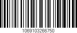 Código de barras (EAN, GTIN, SKU, ISBN): '1069103266750'