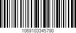 Código de barras (EAN, GTIN, SKU, ISBN): '1069103345790'