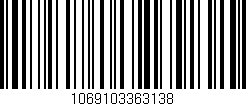 Código de barras (EAN, GTIN, SKU, ISBN): '1069103363138'