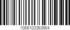 Código de barras (EAN, GTIN, SKU, ISBN): '1069103363664'