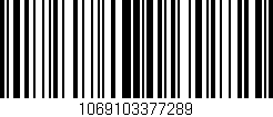 Código de barras (EAN, GTIN, SKU, ISBN): '1069103377289'