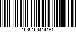 Código de barras (EAN, GTIN, SKU, ISBN): '1069103414151'