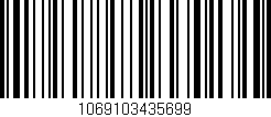 Código de barras (EAN, GTIN, SKU, ISBN): '1069103435699'