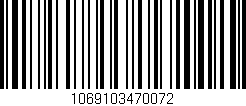 Código de barras (EAN, GTIN, SKU, ISBN): '1069103470072'