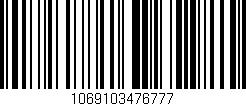 Código de barras (EAN, GTIN, SKU, ISBN): '1069103476777'