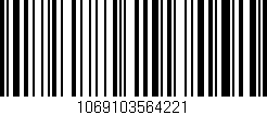Código de barras (EAN, GTIN, SKU, ISBN): '1069103564221'