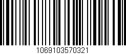 Código de barras (EAN, GTIN, SKU, ISBN): '1069103570321'
