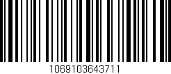 Código de barras (EAN, GTIN, SKU, ISBN): '1069103643711'