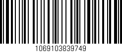 Código de barras (EAN, GTIN, SKU, ISBN): '1069103839749'