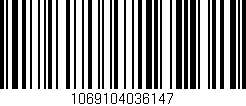Código de barras (EAN, GTIN, SKU, ISBN): '1069104036147'