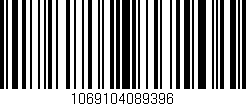 Código de barras (EAN, GTIN, SKU, ISBN): '1069104089396'
