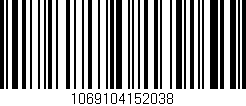 Código de barras (EAN, GTIN, SKU, ISBN): '1069104152038'