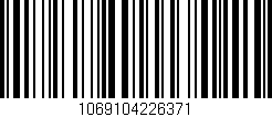 Código de barras (EAN, GTIN, SKU, ISBN): '1069104226371'