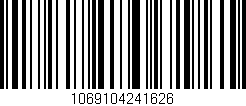 Código de barras (EAN, GTIN, SKU, ISBN): '1069104241626'
