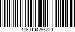 Código de barras (EAN, GTIN, SKU, ISBN): '1069104266230'