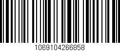 Código de barras (EAN, GTIN, SKU, ISBN): '1069104266858'