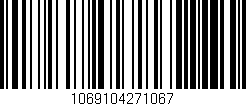 Código de barras (EAN, GTIN, SKU, ISBN): '1069104271067'