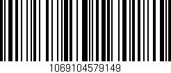 Código de barras (EAN, GTIN, SKU, ISBN): '1069104579149'