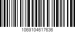 Código de barras (EAN, GTIN, SKU, ISBN): '1069104617636'