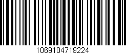 Código de barras (EAN, GTIN, SKU, ISBN): '1069104719224'