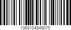 Código de barras (EAN, GTIN, SKU, ISBN): '1069104849075'