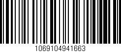Código de barras (EAN, GTIN, SKU, ISBN): '1069104941663'