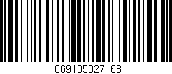 Código de barras (EAN, GTIN, SKU, ISBN): '1069105027168'