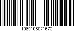 Código de barras (EAN, GTIN, SKU, ISBN): '1069105071673'