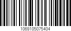 Código de barras (EAN, GTIN, SKU, ISBN): '1069105075404'
